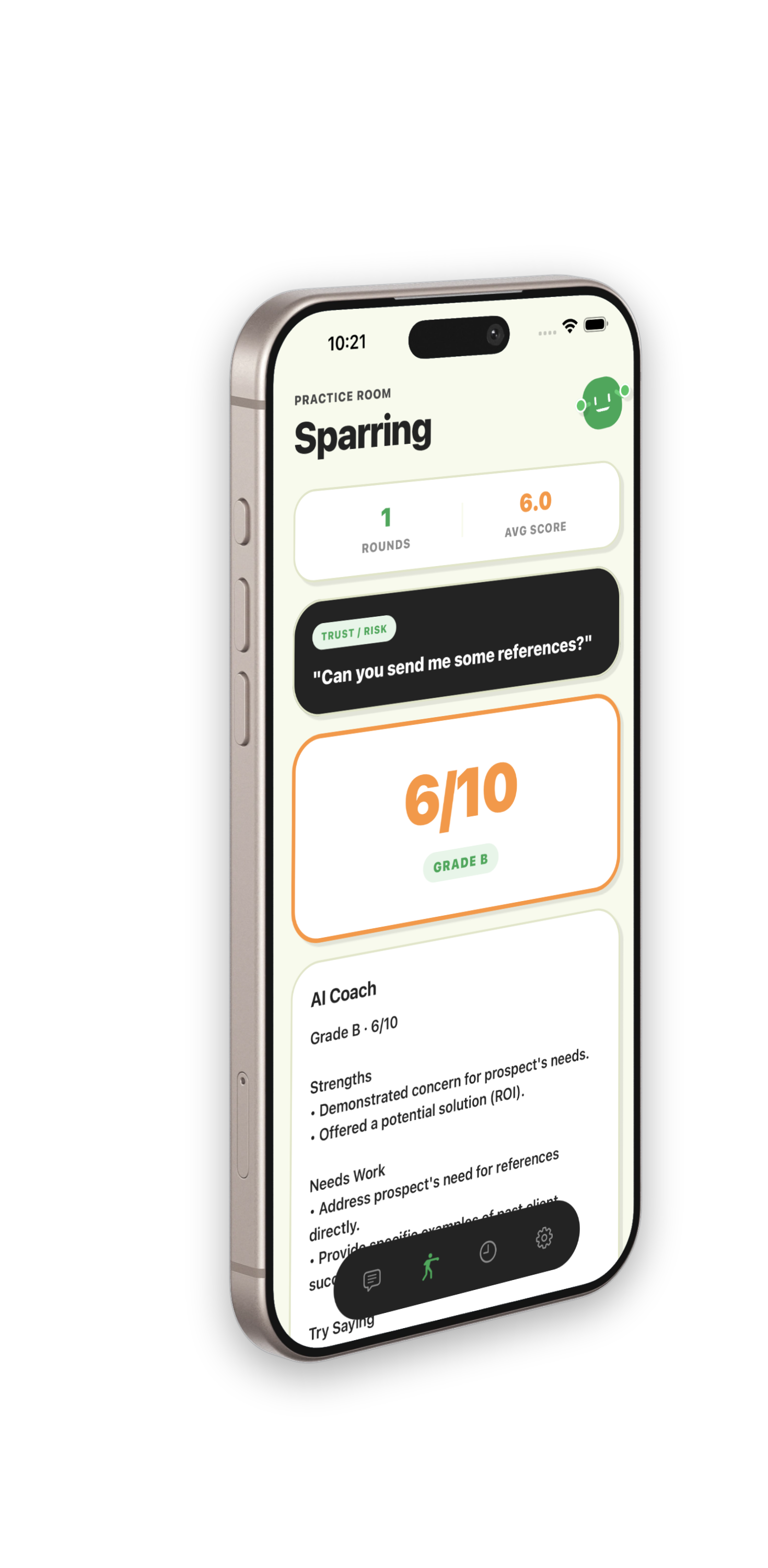 Sales Rebuttal AI framed iPhone screenshot 3